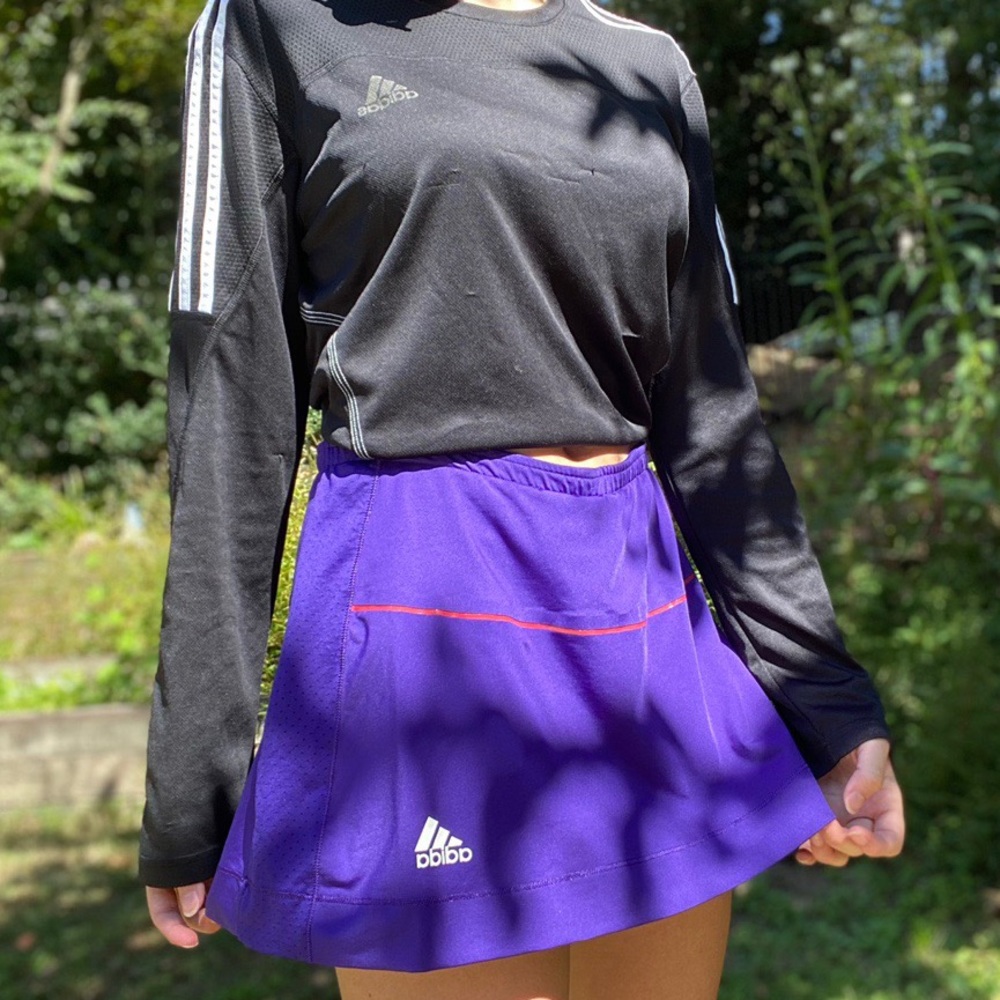 Purple Adidas Tennis Skirt / Skort, Size M